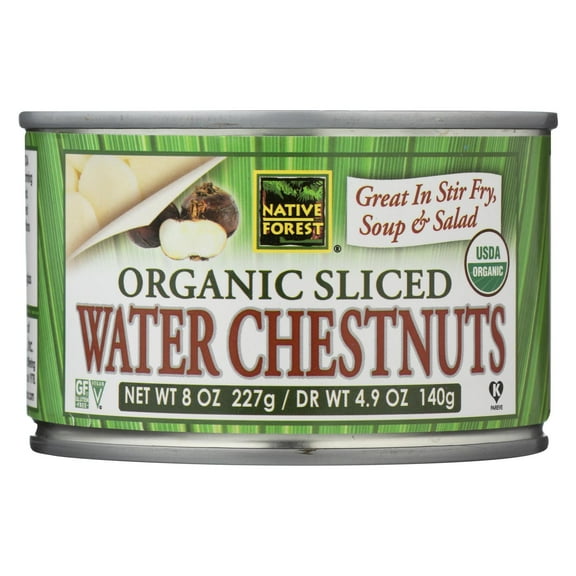 Native Forest Organic Sliced Water Chestnuts, 8 Ounce -- 6 per case.