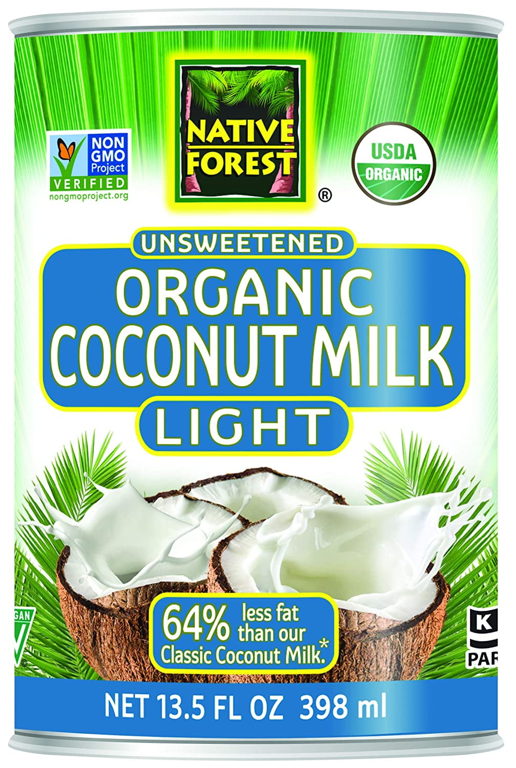 Native Forest Unsweetened Organic Coconut Milk Light 13.5 fl oz