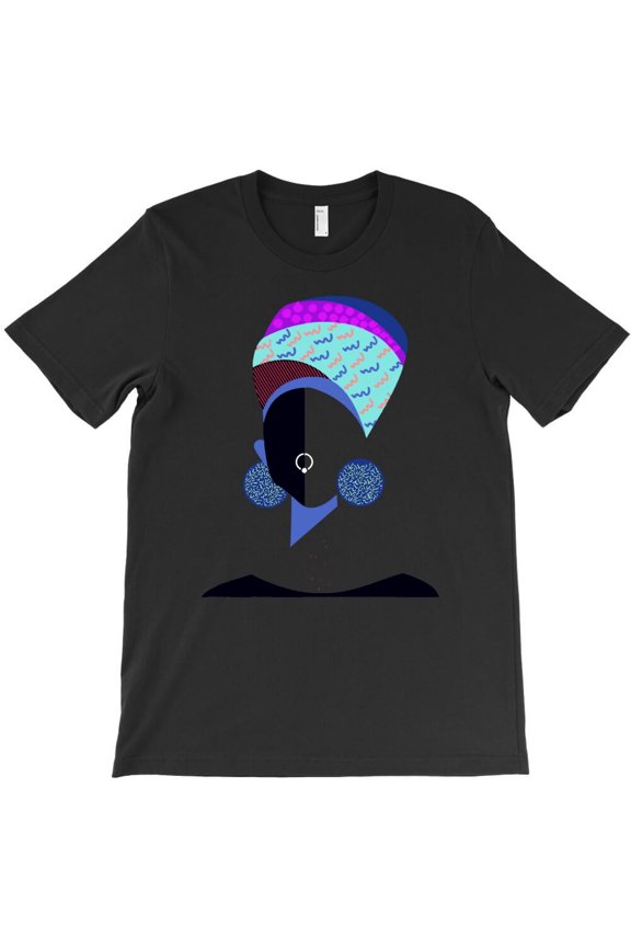 Native Girl Abstract Funny Holiday Indigenous Pride Graphic H43717 T-Shirt, for Men and Women, Up to Size 5XL