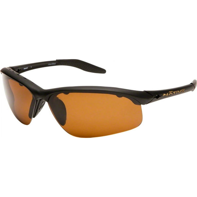 Native Hardtop XP Sunglasses Asphalt with Brown Polarized Lens