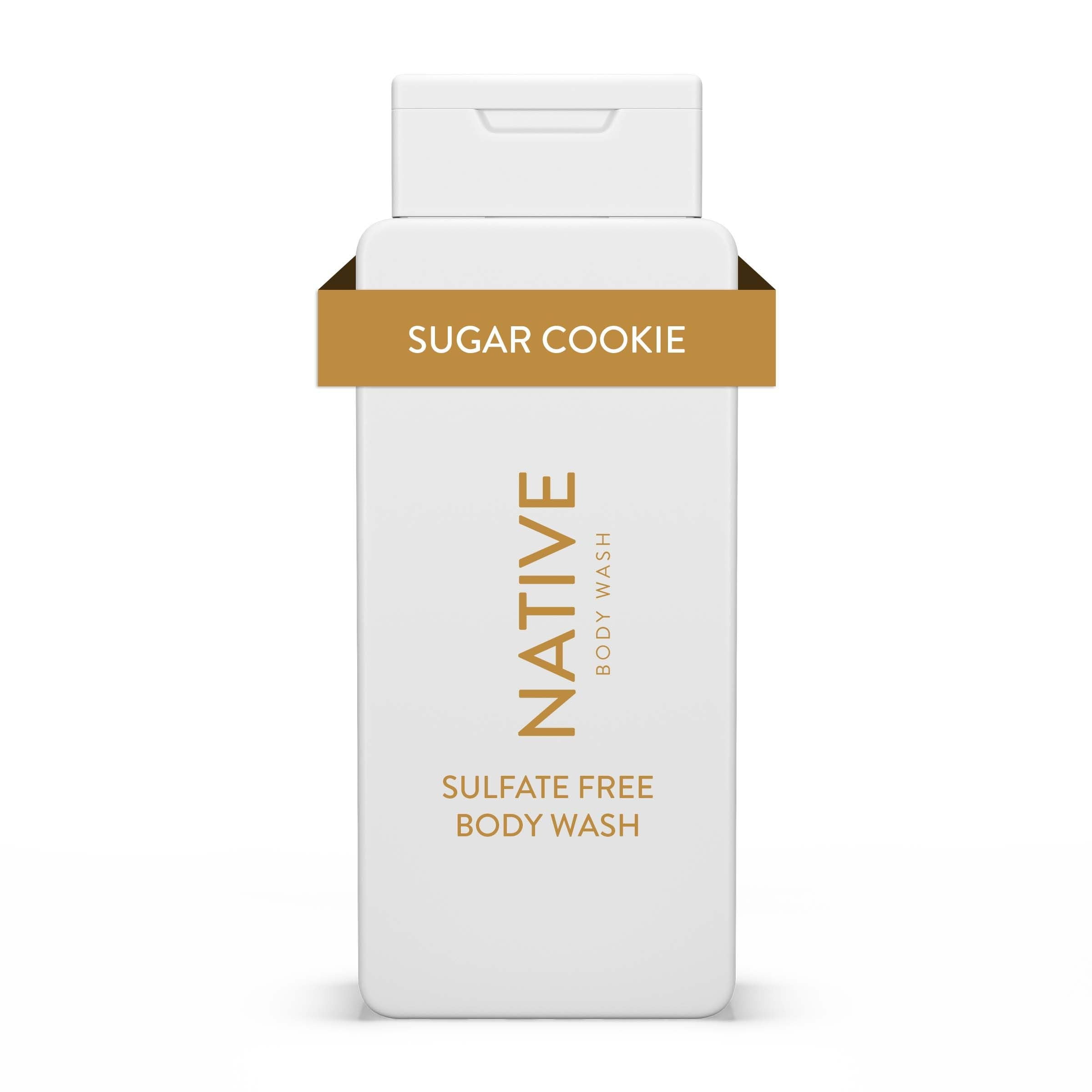 Native Holiday Body Wash Sugar Cookie Sulfate Free Paraben Free