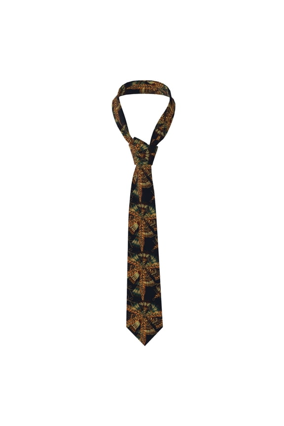 Native Indian Feathers Ethnic Tassles Men's Formal Necktie Business Suit Accessory Ties for Weddings Banquets Office Gift