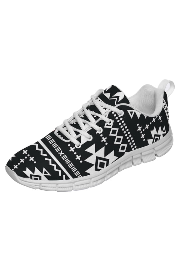 Native Indian Shoes for Men Women Running Sneakers Breathable Casual Sport Tennis Shoes Gift for Him Her White Size 8
