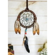 Native Indian Turquoise Raven Ring Dreamcatcher Wall Hanging Decor Dream Catcher