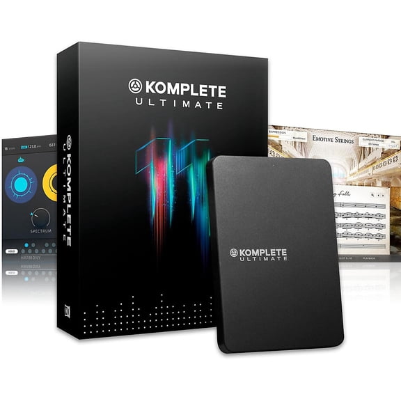 Native Instruments Komplete 11 Ultimate Upgrade for Kselect Virtual Instruments and Effects Collection Software, USB Drive
