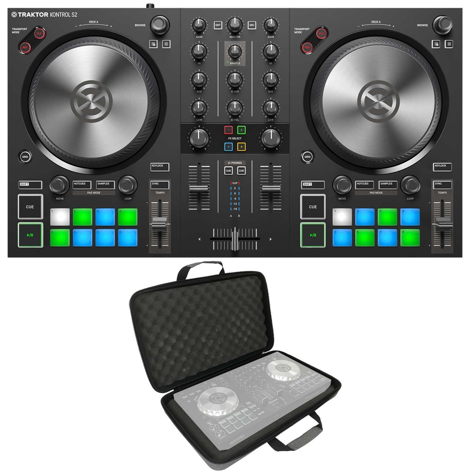 Native Instruments Traktor Kontrol S2 Mk3 DJ System with Case