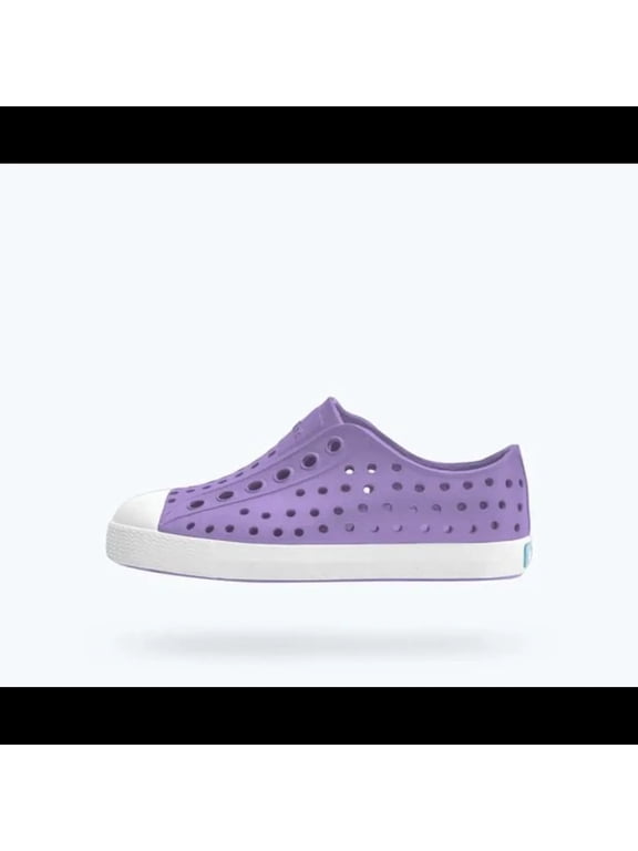 Native Jefferson Child Lightweight Water-Friendly EVA Casual Shoes (C8) - Twirling Purple/Shell White