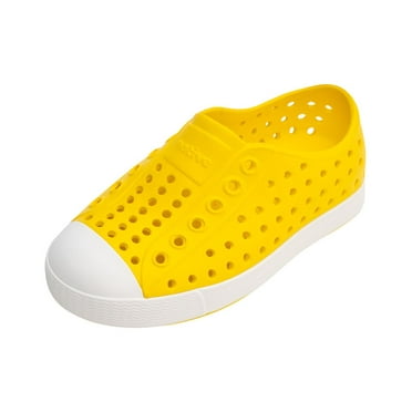 Native Jefferson Kids/Junior Shoes - Crayon Yellow/Shell White - J5