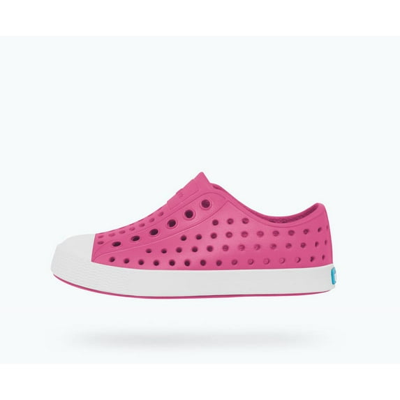 Native Jefferson Kids/Junior Shoes - Hollywood Pink/Shell White - C6