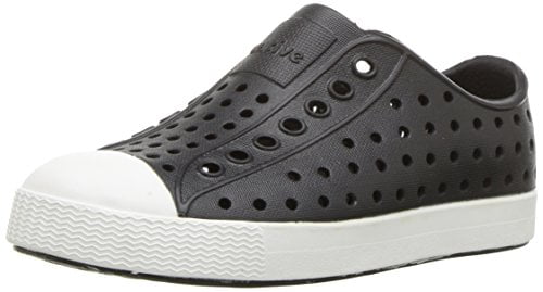 Native Jefferson Kids/Junior Shoes - Jiffy Black/Shell White
