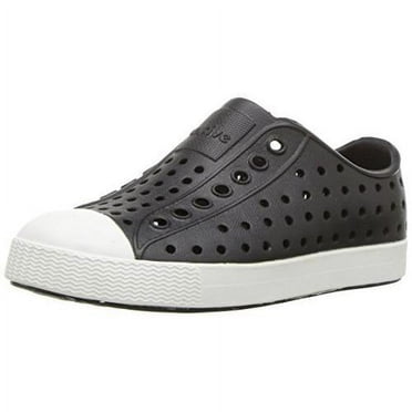 Native Jefferson Kids/Junior Shoes - Jiffy Black/Shell White - C12