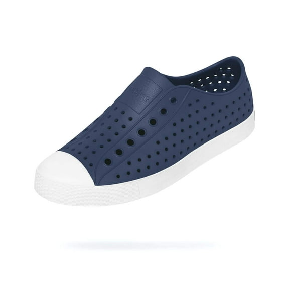 Native Jefferson Regatta Blue / Shell White Ankle-High Slip-On Shoes - 5M 3M