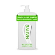 Native Lemon Balm & Bamboo Moisturizing Body Wash 18 oz