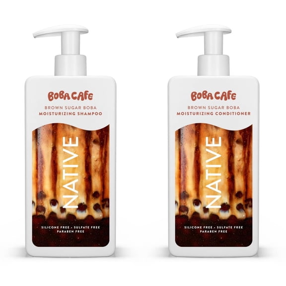 Native Limited Edition Brown Sugar Boba Shampoo and Conditioner Regimen