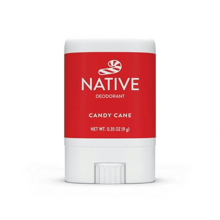 Native Limited Edition Candy Cane Mini Deodorant, 0.35 oz