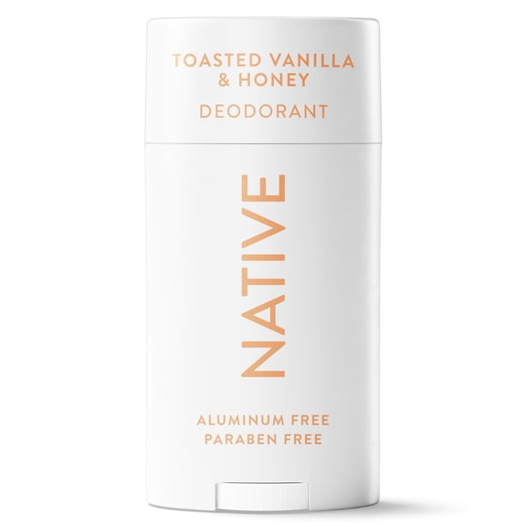 Native Aluminum Free Deodorant For Women, 72 Hour Solid Deodorant Stick, Toasted Vanilla & Honey, 2.65 oz