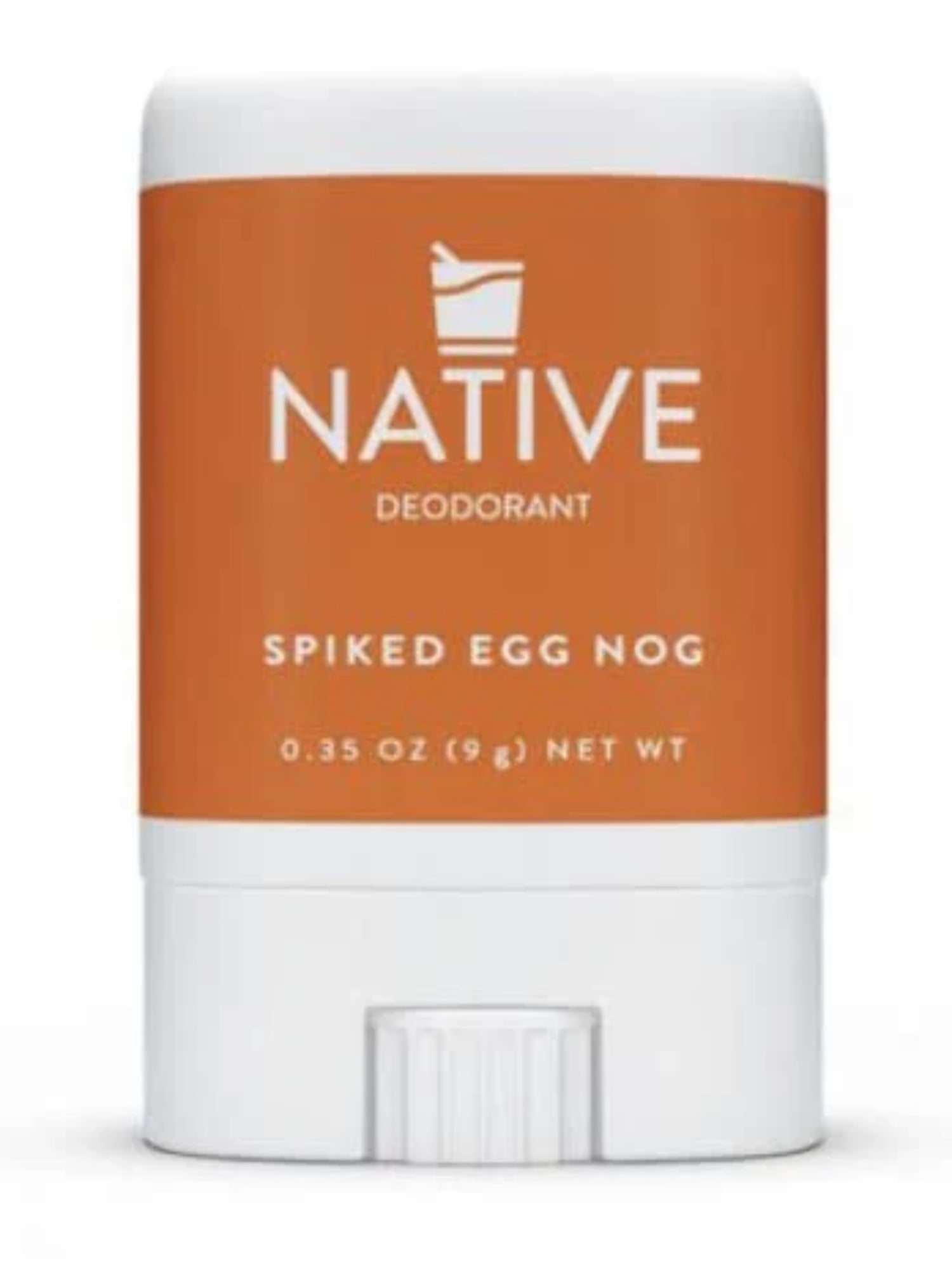 Native Limited Edition Holiday Spiked Eggnog Deodorant Mini, 0.35 oz, Travel Size