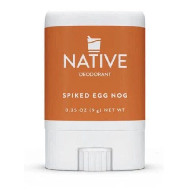 Native Limited Edition Holiday Spiked Eggnog Deodorant Mini, 0.35 oz