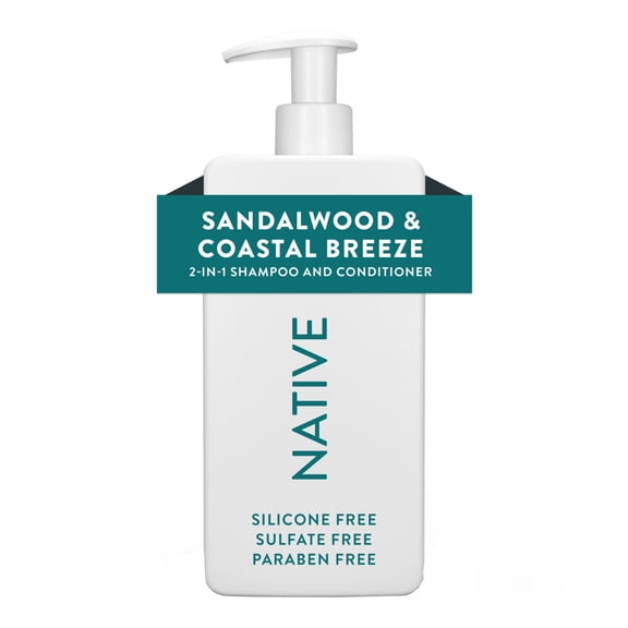 Native Limited Edition Sandalwood & Coastal Breeze 2-in-1 Shampoo & Conditioner 16.5 oz