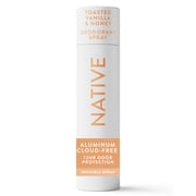 Native Deodorant Spray for Women, Aluminum Free, Toasted Vanilla & Honey, 3.5 oz