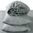 thumbnail image 1 of Native Linum Bedding Sets Queen 4 Pc, Sea Glass Bedding Sheets & Pillowcases, Queen Bedding Sets, 1 of 3