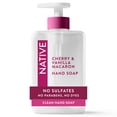 thumbnail image 1 of Native Liquid Hand Soap, Cherry & Vanilla Macaron, Non-drying, Naturally Derived Cleansers, Sulfate Free, 13 fl oz, 1 of 11