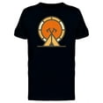 thumbnail image 1 of Native Living Place Behind Orange Sun T-Shirt Men -Image by Shutterstock, Male Large, 1 of 2