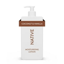 Native Lotion, Moisturizing, Paraben Free, Coconut & Vanilla, for Women and Men, 16.5 fl oz