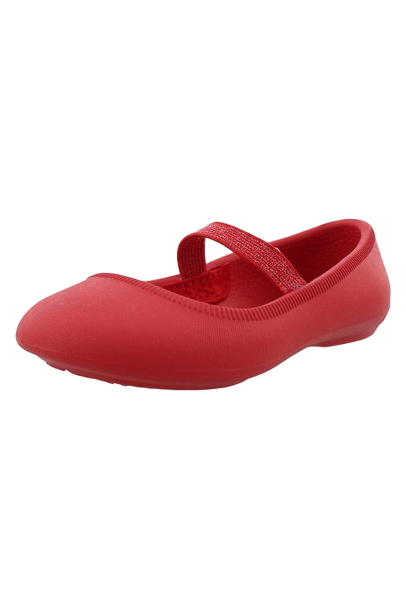 Margot Flat Baby Girls Shoe Size 5, Color: Torch Red