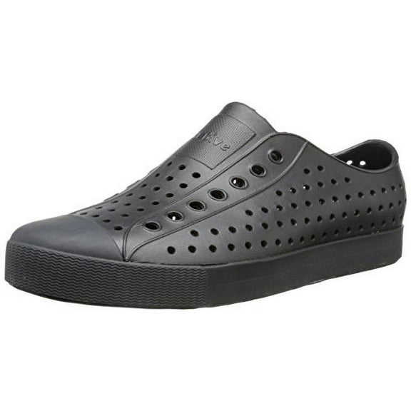 Native Jefferson Adult Shoes - Jiffy Black/Shell White - M10