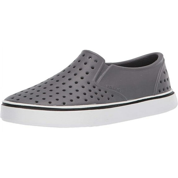Native Miles Child Kids/Junior Shoes - Dublin Grey/Shell White - C11