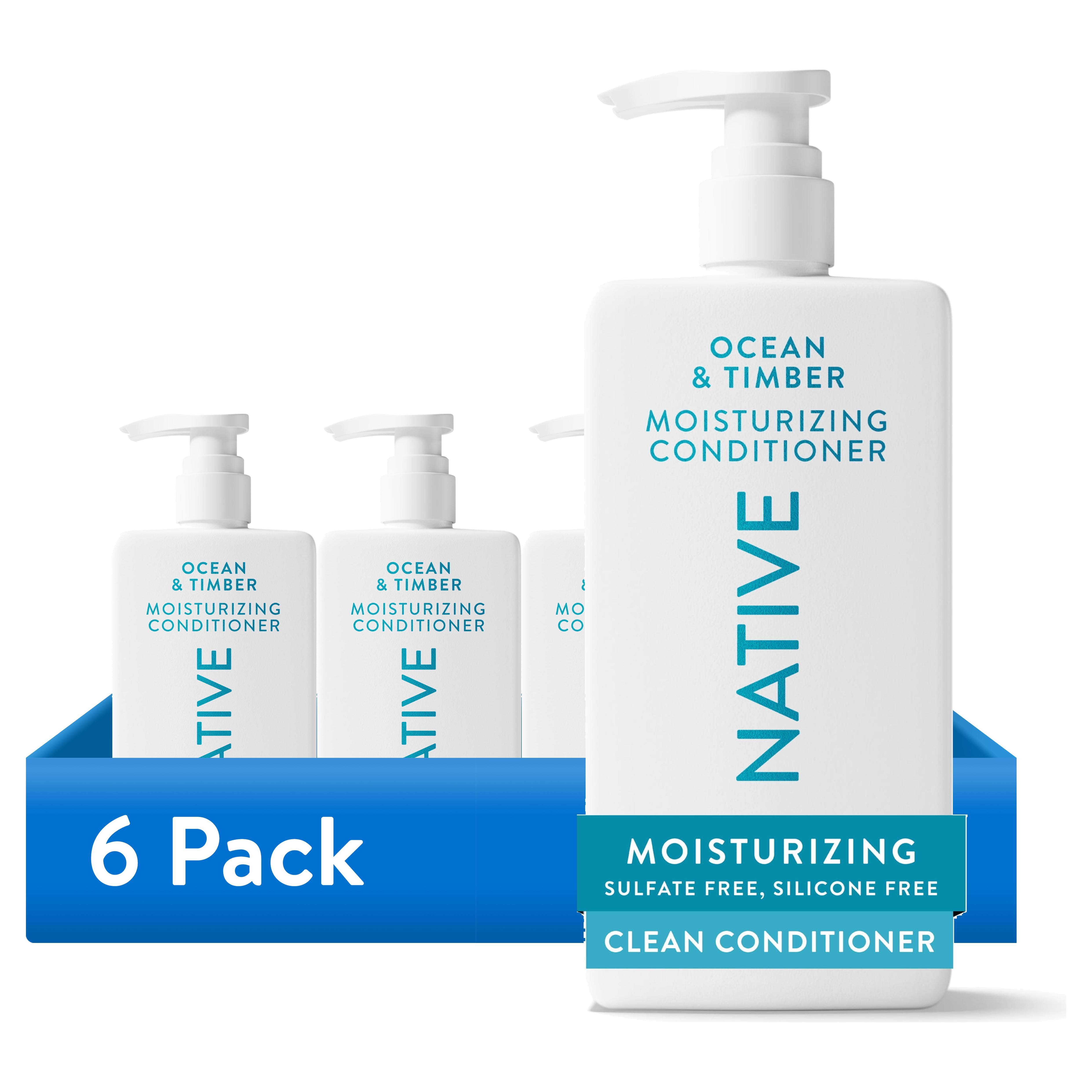 (6 pack) Native Moisturizing Conditioner Ocean and Timber 16.5 fl oz