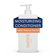 Native Moisturizing Conditioner, Sweet Peach and Nectar, Sulfate and Paraben Free, 16.5 oz