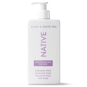 Native Moisturizing Hand & Body Lotion, Lilac & White Tea, Paraben Free, for Women and Men, 16.5 fl oz