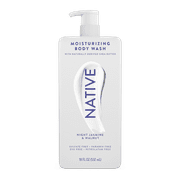 Native Moisturizing Night Jasmine & Walnut Body Wash 18 oz