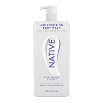 Native Moisturizing Night Jasmine & Walnut Body Wash 18 oz