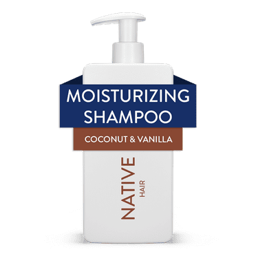 Native Moisturizing Shampoo, Coconut & Vanilla, Sulfate & Paraben Free, 16.5 oz
