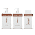 thumbnail interactive-video image 1 of Native Coconut and Vanilla Sulfate Free Shampoo, Conditioner, and Body Wash Bundle, 1 of 10