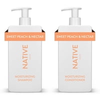 16.5oz Native Moisturizing Shampoo & Conditioner Set (Sweet Peach & Nectar) only