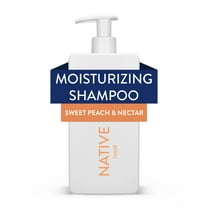 Native Moisturizing Shampoo, Sweet Peach & Nectar, Sulfate & Paraben Free, 16.5 oz
