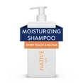 thumbnail interactive-video image 1 of Native Sweet Peach & Nectar Shampoo 16.5 fl oz, 1 of 15