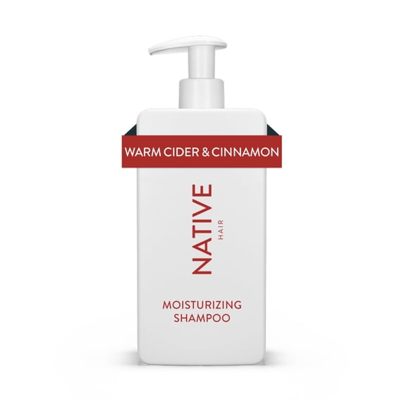Native Moisturizing Shampoo, Warm Cider & Cinnamon, Sulfate Free, Paraben Free, 16.5 fl. oz