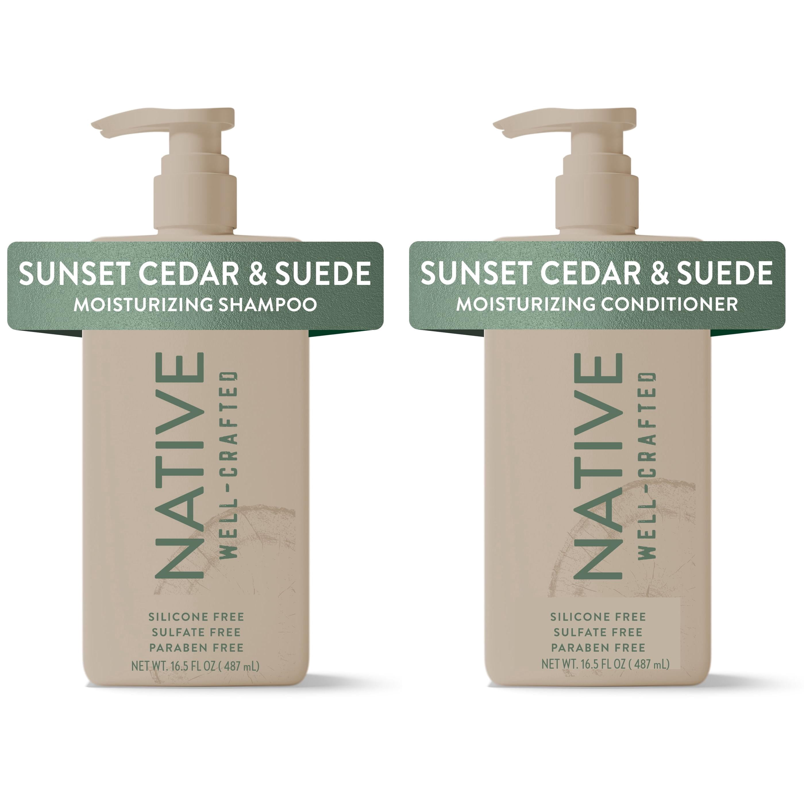 Native Moisturizing Sunset & Cedar Men's 16.5oz Shampoo & Conditioner Set