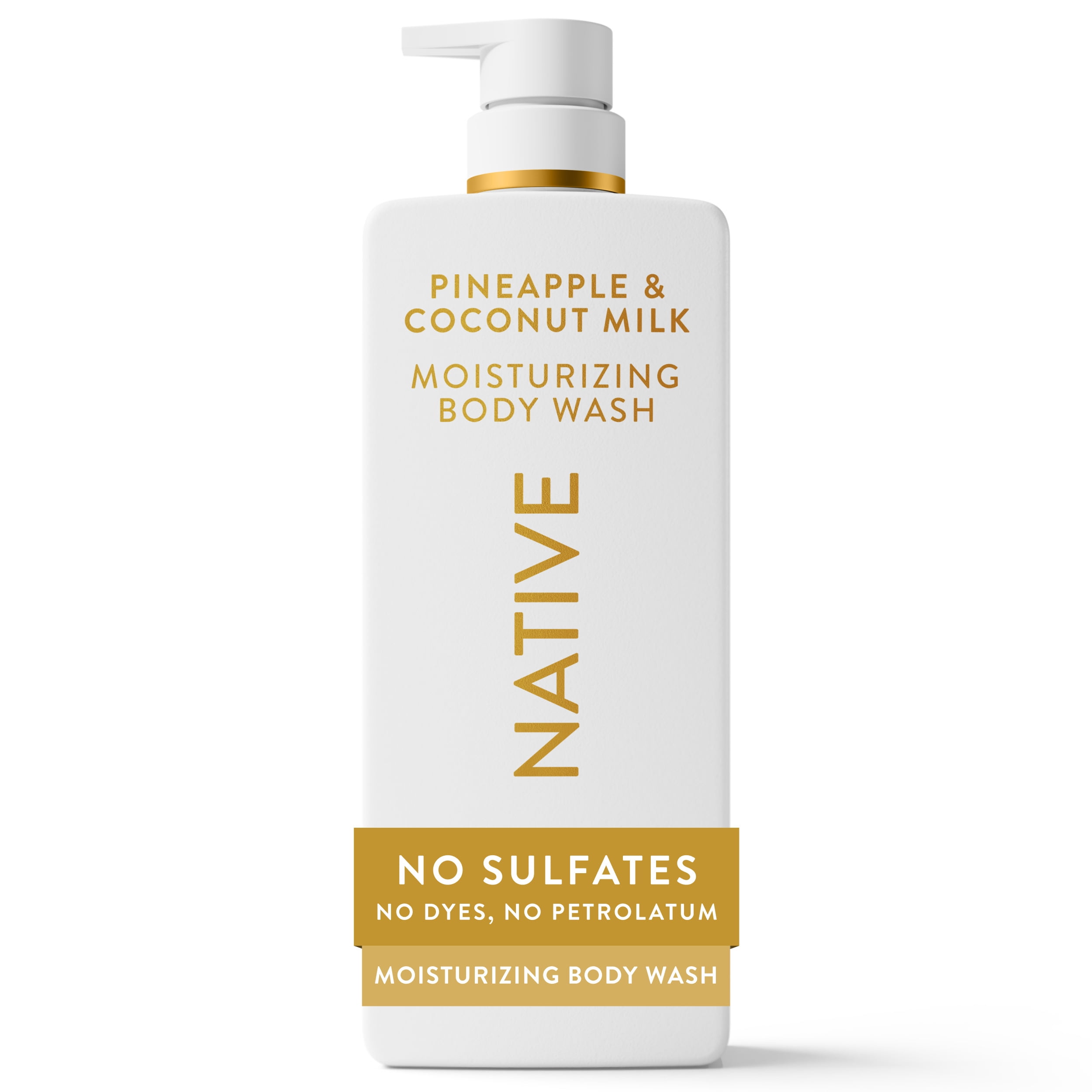 Native Moisturizing Body Wash, Pineapple & Coconut Milk, 22 fl oz