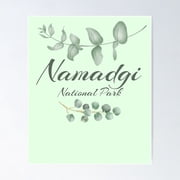 Native Namadgi National Park Eucalyptus Poster, Poster Only
