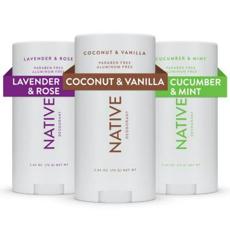 Native Natural Deodorant Sample Pack, Aluminum and Paraben Free