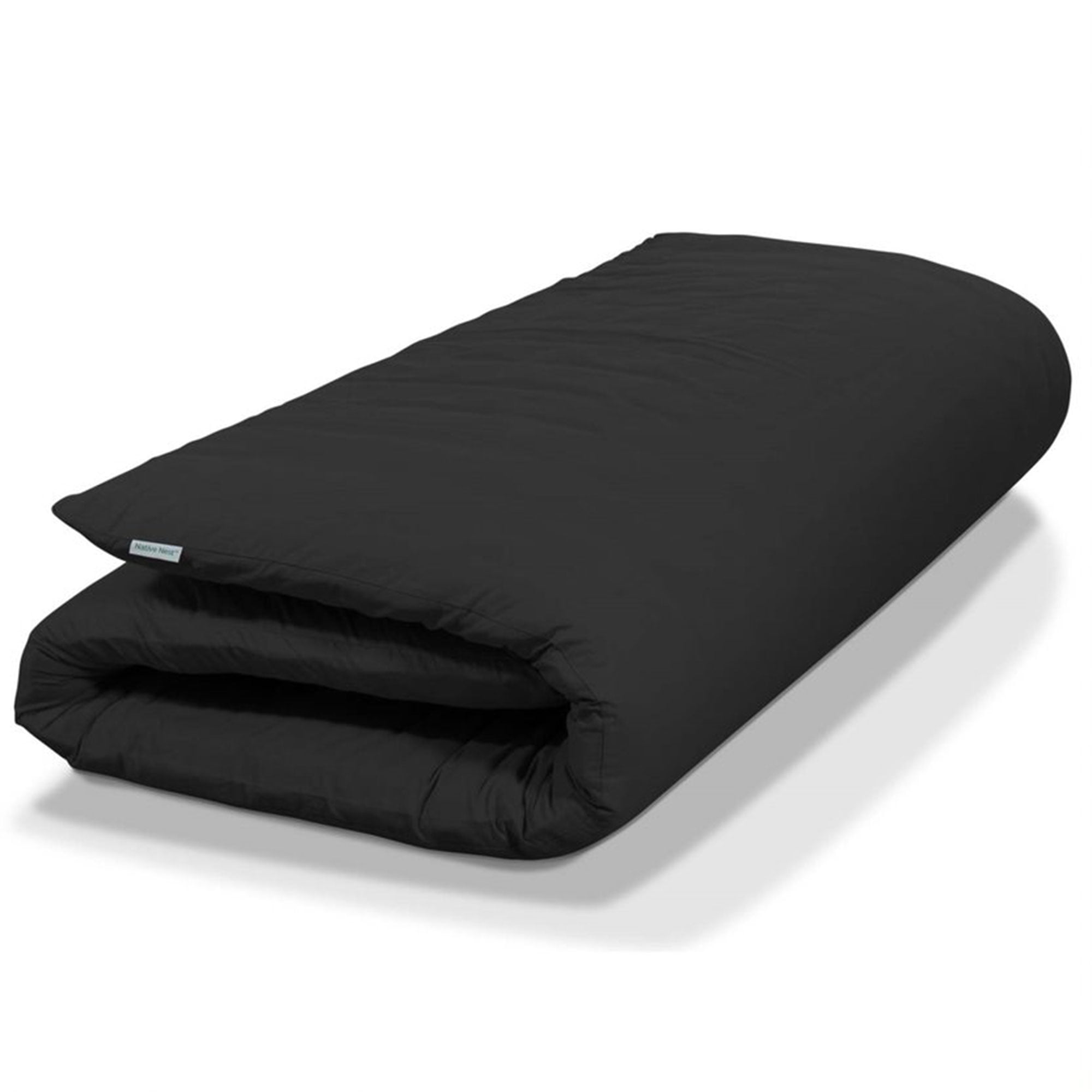 Twin Black Cotton Shikibuton Floor Mattress