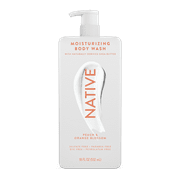 Native Peach & Orange Blossom Moisturizing Body Wash 18 oz