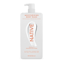 Native Peach & Orange Blossom Moisturizing Body Wash 18 oz
