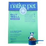 Native Pet GutWell Clean Breath Dental Health & Plaque Control Supplement for Dogs, 25.4-oz